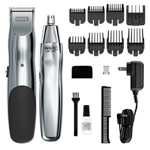 Rechargeable Beard Trimmer Kit with Bonus Nose Trimmer