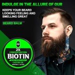 Beard Balm: Biotin & Oils for Growth & Softening