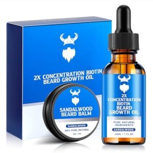 Vegan Beard Growth Oil & Balm Kit