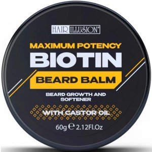 Vegan Biotin Beard Balm for Growth & Softness