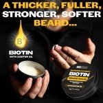 Vegan Biotin Beard Balm for Growth & Softness