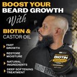 Vegan Biotin Beard Balm for Growth & Softness