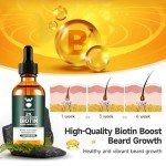Biotin Beard Growth Oil with Argan & Jojoba