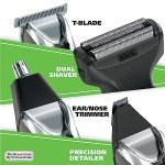 Vegan-Friendly Rechargeable Beard Trimmer Kit for Men