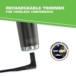 Vegan-Friendly Rechargeable Beard Trimmer Kit for Men