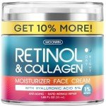 Vegan Retinol Cream with Hyaluronic Acid and Collagen