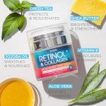 Vegan Retinol Cream with Hyaluronic Acid and Collagen