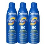 Vegan Sport Sunscreen Spray SPF 50 - Pack of 3