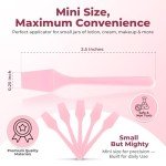 Kopperko Mini Cosmetic Spatulas - 100 Pack