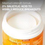 Vegan Acne Face Pads with Salicylic Acid, 60 Count