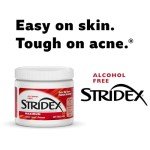 Stridex Maximum Acne Pads – 55 Alcohol-Free Wipes