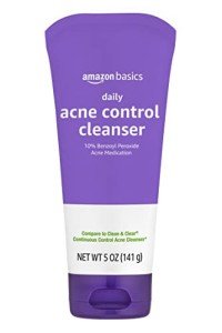 Vegan Acne Face Wash with 10% Benzoyl Peroxide