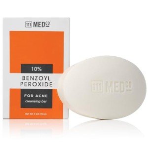 Acne-Fighting Vegan Soap Bar with Benzoyl Peroxide