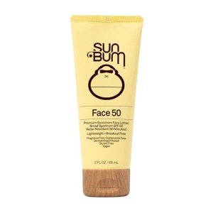 Sun Bum SPF 50 Vegan Face Sunscreen Lotion