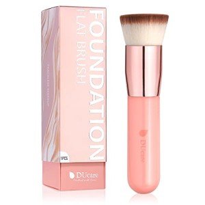 DUcare Pink Kabuki Brush for Liquid Makeup