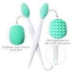Double-Sided Silicone Lip Scrubbers – 2 Pack