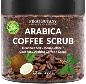 Natural Arabica Coffee Scrub for Skin Care