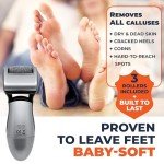 Rechargeable Electric Callus Remover with 3 Rollers