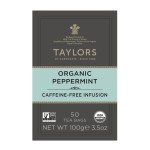 Organic Peppermint Herbal Tea by Taylors, 50 Bags