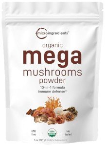 Organic Mega Mushroom Immune Booster Powder – 5 oz