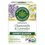 Chamomile & Lavender Herbal Tea for Stress Relief