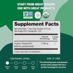 Organic Peppermint Tea Bags - 100 Count