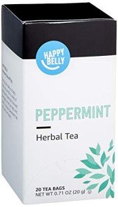 Happy Belly Peppermint Herbal Tea Bags, 20 Count