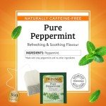 Pure Peppermint Herbal Tea Bags - Caffeine-Free