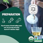 Organic Peppermint Tea Bags - 100 Count