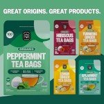 Organic Peppermint Tea Bags - 100 Count