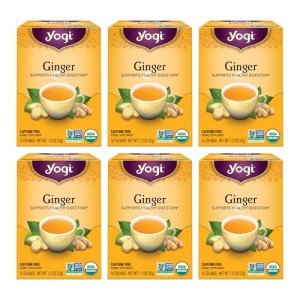 Ginger Herbal Tea for Digestion - 6 Pack