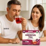 Organic Hibiscus Tea Bags – 100% Natural Caffeine-Free