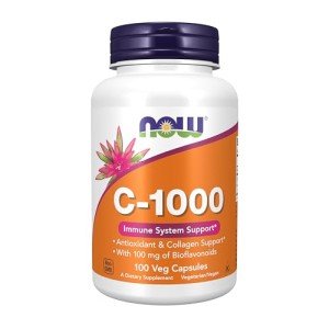 NOW Foods Vitamin C with Bioflavonoids, 100 Veg Caps