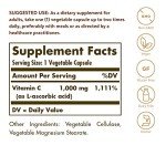 Vegan Vitamin C 1000 mg - 250 Capsules