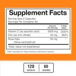 Vegan Vitamin C, Zinc & Rose Hips Supplement