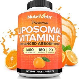 Vegan Liposomal Vitamin C 1650mg - 180 Caps