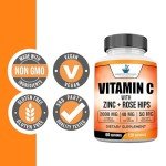 Vegan Vitamin C, Zinc & Rose Hips Supplement