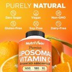 Vegan Liposomal Vitamin C 1650mg - 180 Caps