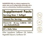 Solgar Vegan Vitamin D3 Softgels for Bone Health