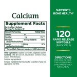 Calcium + Vitamin D3 Softgels for Bone Health