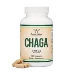 Organic Chaga Mushroom Capsules - 120 Count