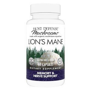 Lion's Mane Mushroom Capsules for Brain Health