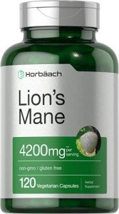 Lions Mane Mushroom Extract 4200mg - 120 Capsules