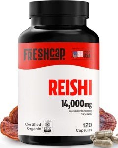 Reishi Mushroom Capsules – 14,000mg Herbal Supplement