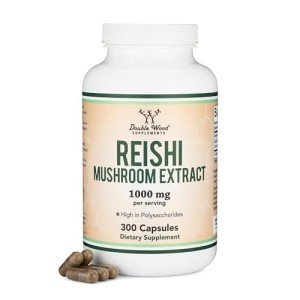 Reishi Mushroom Capsules for Immune Support - 300 Count