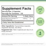 Reishi Mushroom Capsules for Immune Support - 300 Count