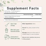 Micro Ingredients Organic Chaga Mushroom Extract 100:1 Powder, 10 Ounce | Wild Harvest Mushroom, Chaga Tea, Superfood for Beverage and Smoothie, Vegan Friendly