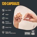 FreshCap Cordyceps Mushroom Energy Capsules 120 Count