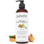 PURA D'OR Organic Sweet Almond Oil - 16 Oz