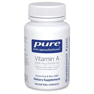 Vitamin A Softgel Capsules - 3000 mcg, Non-GMO